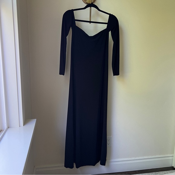 ZARA Long Sleeve Off-The-Shoulder Dress - Picture 2 of 6